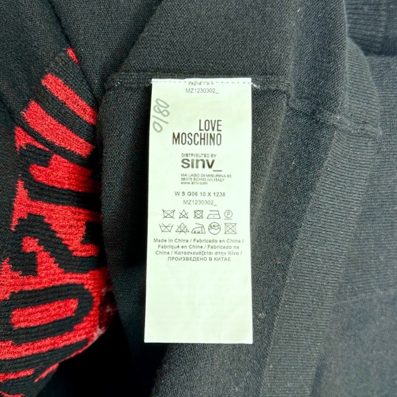 Love Moschino ‘Pullover Moschino’ Wool/Cashmere Knit Sweater - Picture 11 of 11